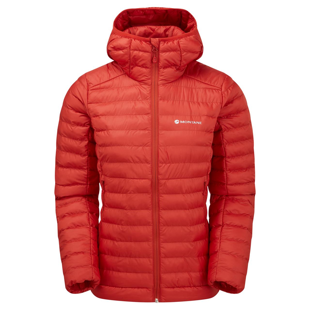 MONTANE WOMEN'S ICARUS HOODIE Barva: Saffron Red, Velikost: UK8/XS