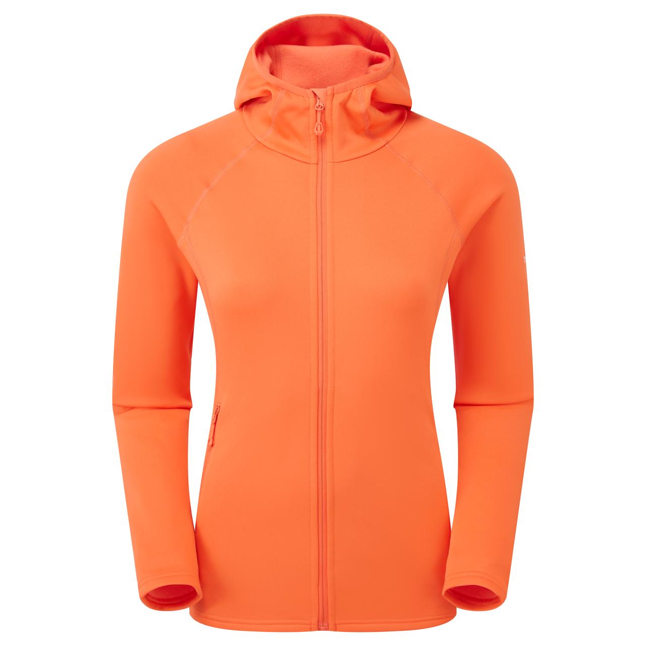 MONTANE WOMEN'S FURY LITE HOODIE Barva: tigerlily, Velikost: UK14/EUR42/US10/L