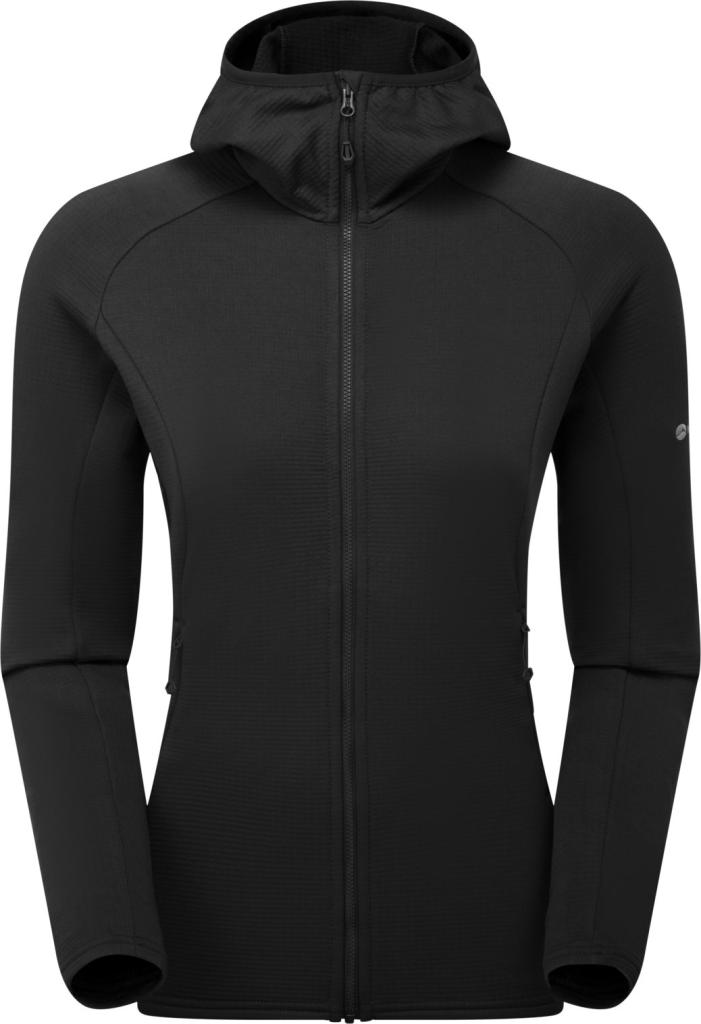 MONTANE WOMEN'S PROTIUM HOODIE Barva: black, Velikost: UK6/EUR34/US2/XXS