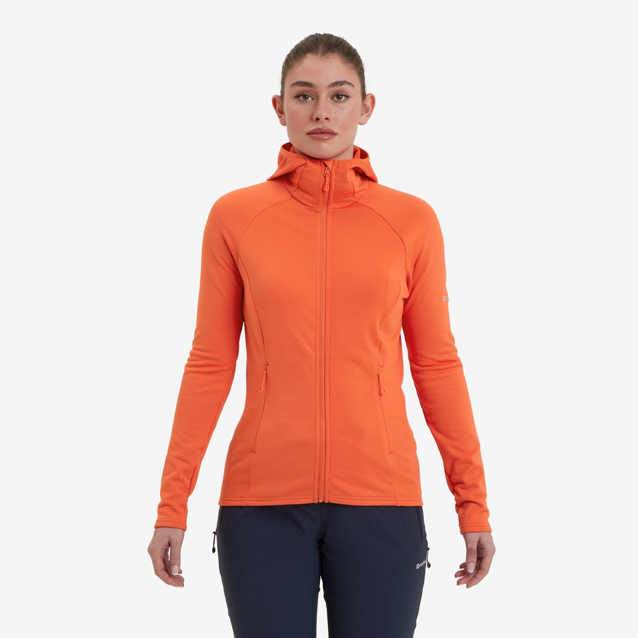 MONTANE WOMEN'S PROTIUM HOODIE Barva: tigerlily, Velikost: UK18/EUR46/US14/XXL