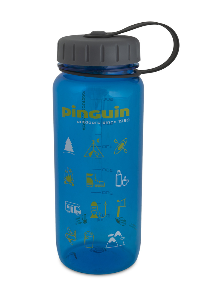 Pinguin láhev Tritan Slim Bottle 0,65L Barva: Modrá