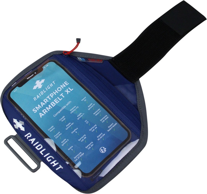 RaidLight pouzdro na telefon Smartphone Arm Belt XL Barva: darkblue / grey