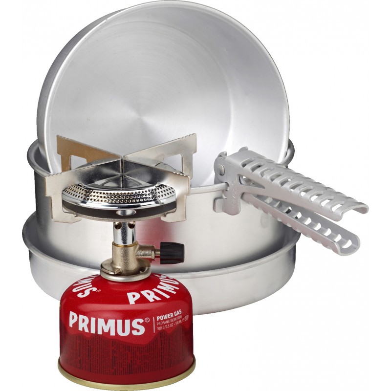 Primus set vařič nádobí Mimer Stove Kit + Primus kartuše Power Gas 100g