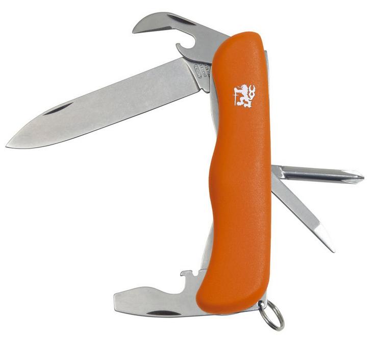 Mikov nůž Praktik 115-NH-5/BK Barva: Oranžová