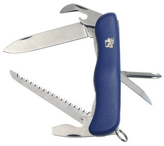 Mikov nůž Praktik 115-NH-6/BK Barva: Modrá