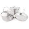 GSI Outdoors sada nádobí Glacier Stainless Troop Cookset 5l + 8,5l