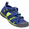 Keen dětské sandály Seacamp II CNX Youth Blue Depths/Chartreuse