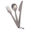 Lifeventure Superlight Titanium Cutlery Set