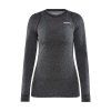 Craft triko CORE Wool Merino LS Wmn (Barva černá, Velikost XXL)