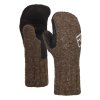 52713 90001 CLASSIC WOOL MITTEN LEATHER black sheep B 01