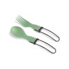 GSI Outdoors TEKK FOLDING CUTLERY SET (Barva Green)