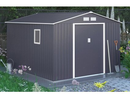 Zahradní domek HUDSON 277x319cm Cold Grey 14