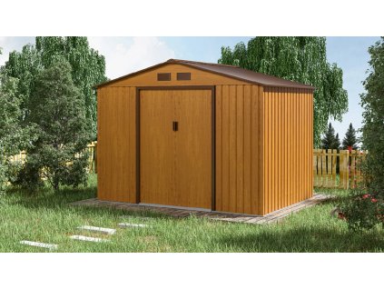 Zahradní domek HUDSON 277x191 cm Oak brown 4