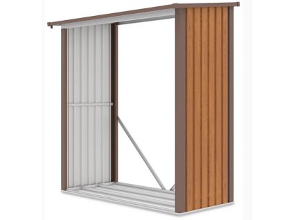 Zahradní dřevník DENVER 182x89x190 cm, Oak Brown 2