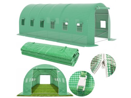 Náhradní fólie na fóliovník 8x3x2m 24m2, klipy, UV 4 1