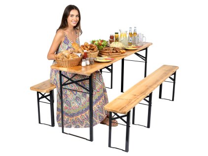 3953zestaw piwny stalowo drewniany 3