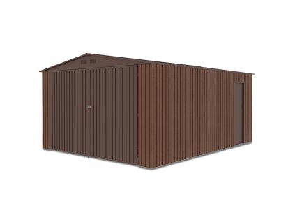 Plechová garáž Kingston 380x480, Walnut 7