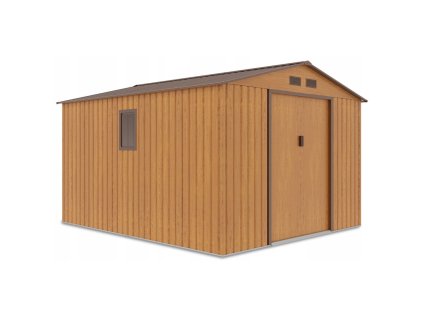 Zahradní domek HUDSON 277x319cm Oak Brown 7