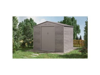 Zahradní domek na nářadí MONTREAL 277x195cm Light Wood 7