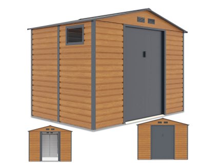 Zahradní domek na nářadí MONTREAL 277x195cm Oak Grey 11