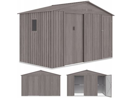 Zahradní domek FALCON 340x194 cm Light Wood 8