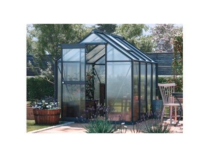 Skleník polykarbonátový Slide In 183x245cm černá 10