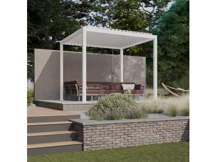 Terasová pergola Premium 3x3 white