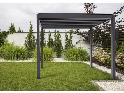 Terasová pergola Premium 3x4 antracit 5