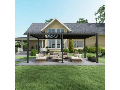 Terasová pergola PREMIUM 3x6 m antracit 6