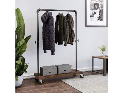 Věšák na oblečení na kolečkách LOFT