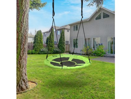 Zahradní houpačka Čapí hnízdo 100cm zelená