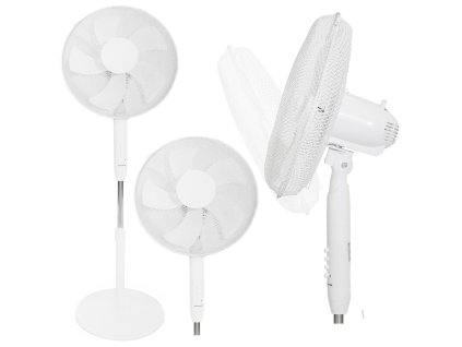 Podlahový ventilátor stojící 45 W 3 režimy provozu 5 lopatek