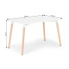 Moderní stůl do jídelny nebo kuchyně, 120x60 cm