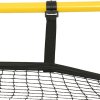 3996bramka pilkarska treningowa czarna siatka 6