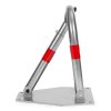Skládací parkovací zábrana 45 cm na visací zámek s reflexními pruhy