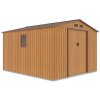 Zahradní domek HUDSON 277x319cm Oak Brown 7
