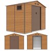 Zahradní domek na nářadí MONTREAL 277x195cm Oak Brown 7