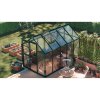 Zahradní skleník z polykarbonátu Slide In NEW 183x303 cm, dark green 7