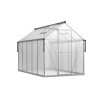 Zahradní skleník z polykarbonátu Slide In NEW 183x303 cm, šedá 5