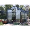 Zahradní skleník z polykarbonátu Slide In 183 x 361 cm, černý 9