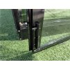 Zahradní polykarbonátový skleník PREMIUM Solid PC 278x278cm Black 4