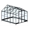 Zahradní polykarbonátový skleník PREMIUM Solid PC 347x278cm Black