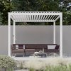 Terasová pergola Classic 3x3 bílá 1