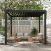 Terasová pergola Premium 3x3 antracit 7