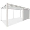 Roleta spouštěcí na pergolu Premium 4 m, white 1