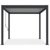 Pergola terasová ELEGANCE 3x3 Antracit Light Grey 4