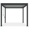 Pergola terasová ELEGANCE 3x3 Antracit Light Grey 3