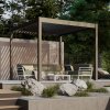 Pergola terasová ELEGANCE 3x3 Taupe