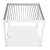 Pergola terasová ELEGANCE 3x3 White 3