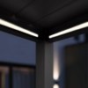 LED osvětlení pro pergoly 3 m x 2 Antracit 2
